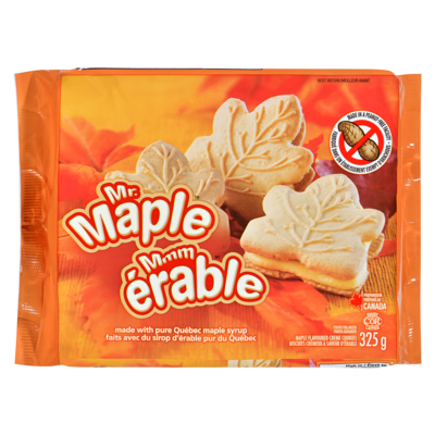 President's Choice Maple Flavoured Creme Cookies 325 g, $1.07/100g