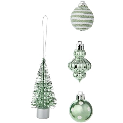 Life at Home Mini Holiday Ornaments 24 Pack - Mint Mix 1 ea, $7.00/1ea