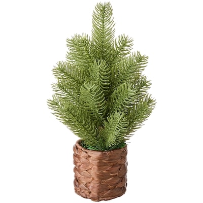 Life at Home Faux Pine Tree with Pot 12 in - Dark Pot 1 ea, $10.00/1ea