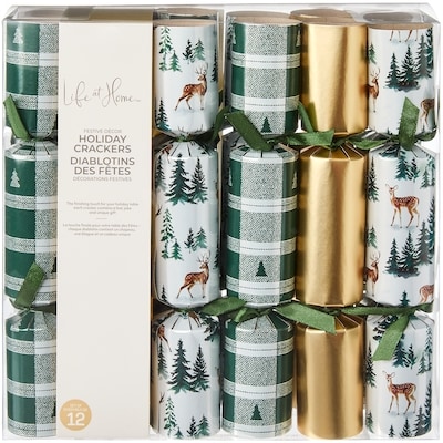 Life at Home Lot de 12 diablotins des Fêtes 10 po – paysage hivernal aux tons neutres 12 ea, 1,17 $/1ch