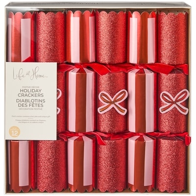Life at Home Lot de 12 diablotins des Fêtes de luxe 12 po – joyeuses Fêtes 12 ea, 1,58 $/1ch