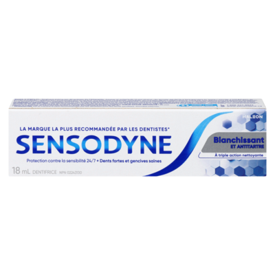 Sensodyne Dentifrice blanchissant et antitartre 18 ml, 12,72 $/100ml