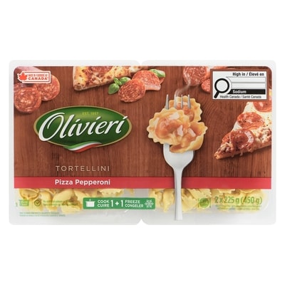 Olivieri Pepperoni Pizza Tortellini 450 g, $1.33/100g