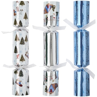 Holiday Crackers 10 in, 12 Pack - Hit the Slopes