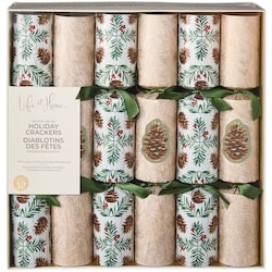 Life at Home Deluxe Holiday Crackers 12 in, 12 Pack - Neutral Winterscape 12 ea, $1.58/1ea