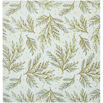 Heavyweight Foil Gift Wrap - Cypress