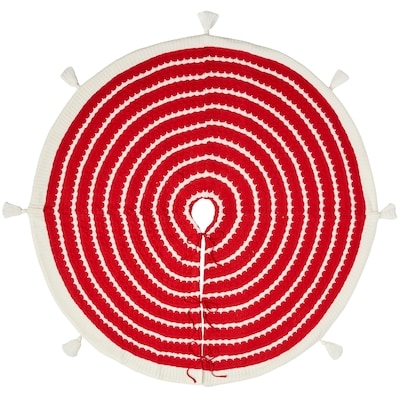 Jupe de sapin à motif de tourbillon de bonbon