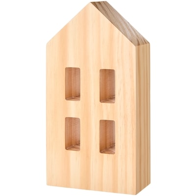 Wood House Decoration 8 in
