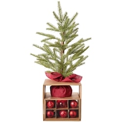 Life at Home Faux Holiday Tree with Ornaments - Red 1 ea, $19.00/1ea