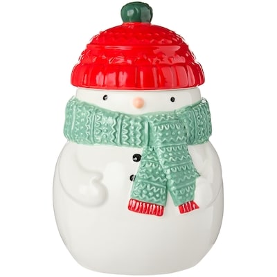 Everyday Essentials Jarre à biscuits en forme de bonhomme de neige 1 ea, 20,00 $/1ch