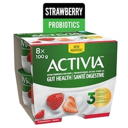 Activia Probiotics Yogurt, Strawberry 800 g, $0.79/100g