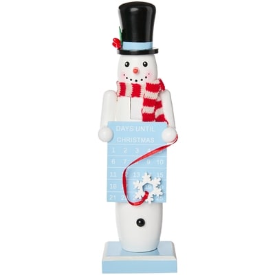 Life at Home Casse-noisettes bonhomme de neige avec calendrier de l’Avent 1 ea, 14,00 $/1ch