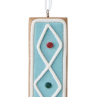 Cookie Monogram Ornament - Letter J