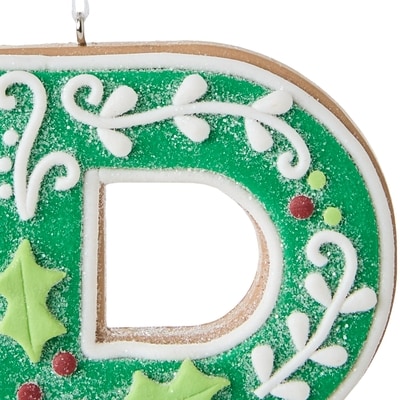 Décoration de monogramme en biscuit – lettre P