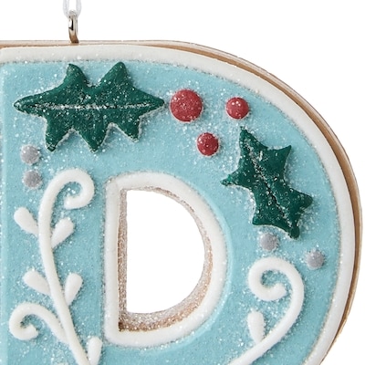 Cookie Monogram Ornament - Letter R
