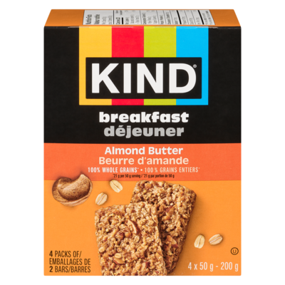 Kind Bars Almond Butter 4x50.0 g, $3.40/100g
