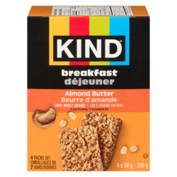 Kind Barres beurre d'amande 4x50.0 g, 2,90 $/100g