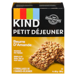 Kind Barres beurre d'amande 4x50.0 g, 3,40 $/100g