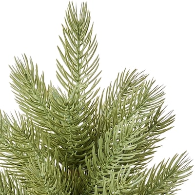 Faux Pine Tree with Pot 16 in - Light Pot