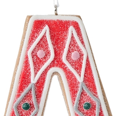 Décoration de monogramme en biscuit – lettre A