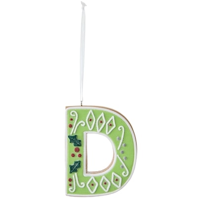 Life at Home Cookie Monogram Ornament - Letter D 1 ea, $5.00/1ea
