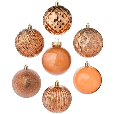 Ball Holiday Ornaments 18 Pack - Copper