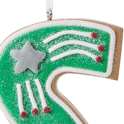 Cookie Monogram Ornament - Letter S