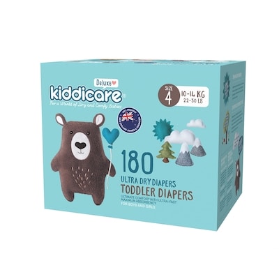 Kiddicare Diaper Size 4 180s 180 ea, $0.24/1ea