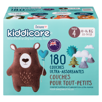 Routine Couches Taille 4 – 180 unités 180 ea, 0,24 $/1ch