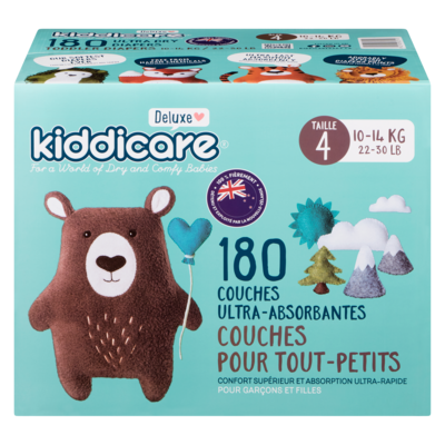 Routine Couches Taille 4 – 180 unités 180 ea, 0,24 $/1ch