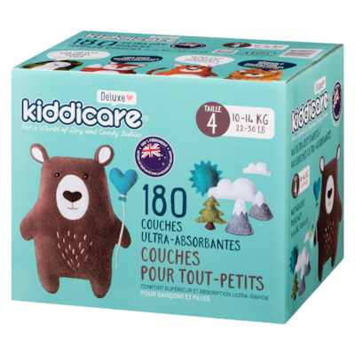 Couches Taille 4 – 180 unités