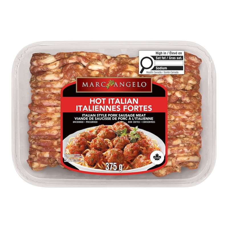 Hot Italian Ground Pork Sausage Meat