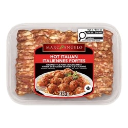 Marcangelo Hot Italian Ground Pork Sausage Meat 375 g, $1.20/100g