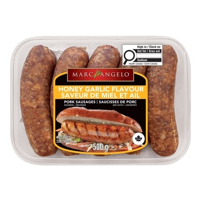 Marc Angelo Saucisses à saveur de miel Bratwurst 500 g, 1,60 $/100g