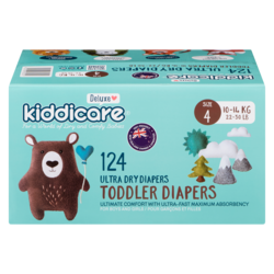Kiddicare Diaper Size 4 124s 124 ea, $0.28/1ea