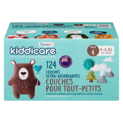 Routine Couches Taille 4 – 124 unités 124 ea, 0,28 $/1ch