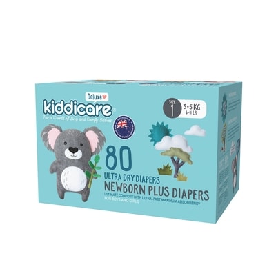Kiddicare Diaper Size 1 80s 80 ea, $0.25/1ea