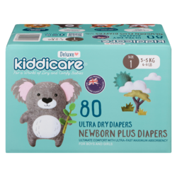 Kiddicare Diaper Size 1 80s 80 ea, $0.25/1ea