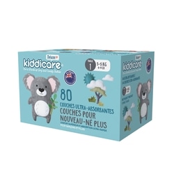  Couches Taille 1 – 80 unités 80 ea, 0,27 $/1ch