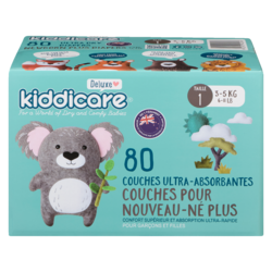 Routine Couches Taille 1 – 80 unités 80 ea, 0,25 $/1ch