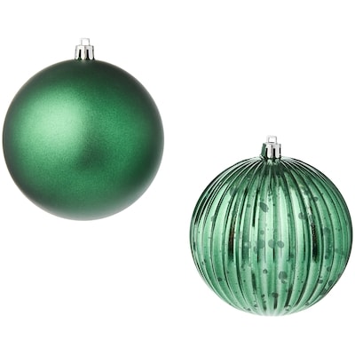 Mixed Finish Holiday Ornaments 4 Pack - Forest