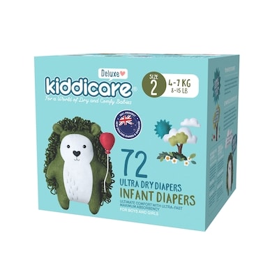Kiddicare Diaper Size 2 72s 72 ea, $0.31/1ea