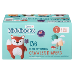Kiddicare Diaper Size 3 136s 136 ea, $0.26/1ea
