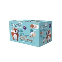  Couches Taille 3 – 136 unités 136 ea, 0,26 $/1ch