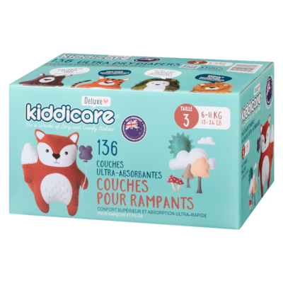 Couches Taille 3 – 136 unités