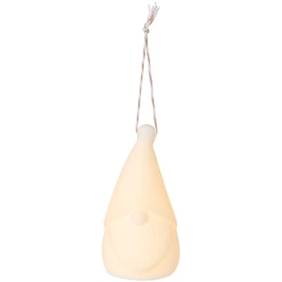 Light Up Ceramic Gnome Ornament