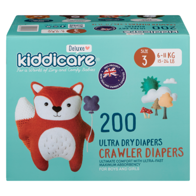 Kiddicare Diaper Size 3 200s 200 ea, $0.22/1ea