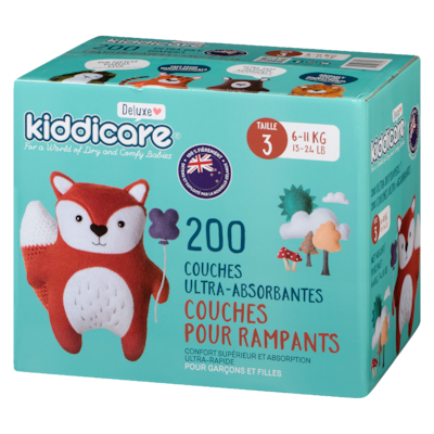 Couches Taille 3 – 200 unités