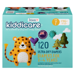 Kiddicare Diaper Size 7 120s 120 ea, $0.37/1ea