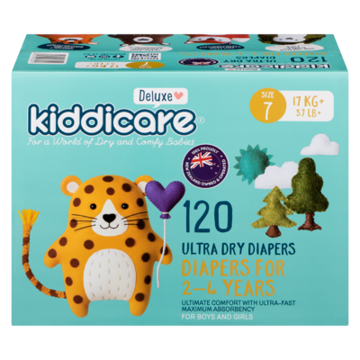 Kiddicare Diaper Size 7 120s 120 ea, $0.37/1ea